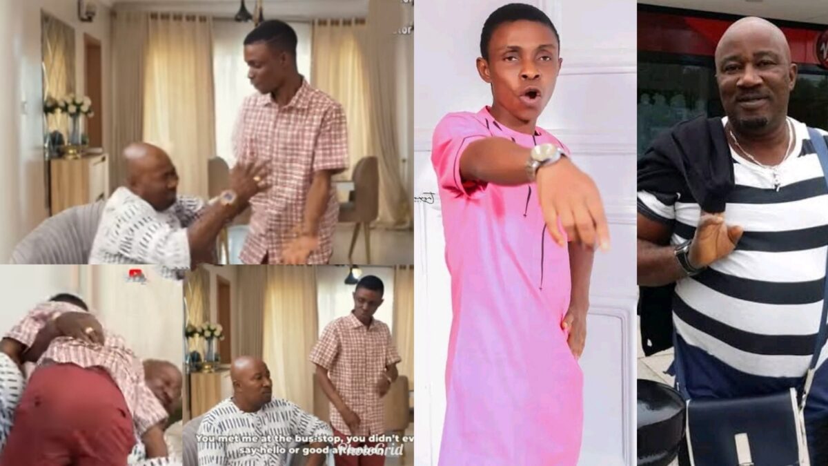 “Wahala Don Jam Problem” – Reactions As Yoruba Actors Sisi Quadri And Mr. Londoner Clash In New Skit (VIDEO)