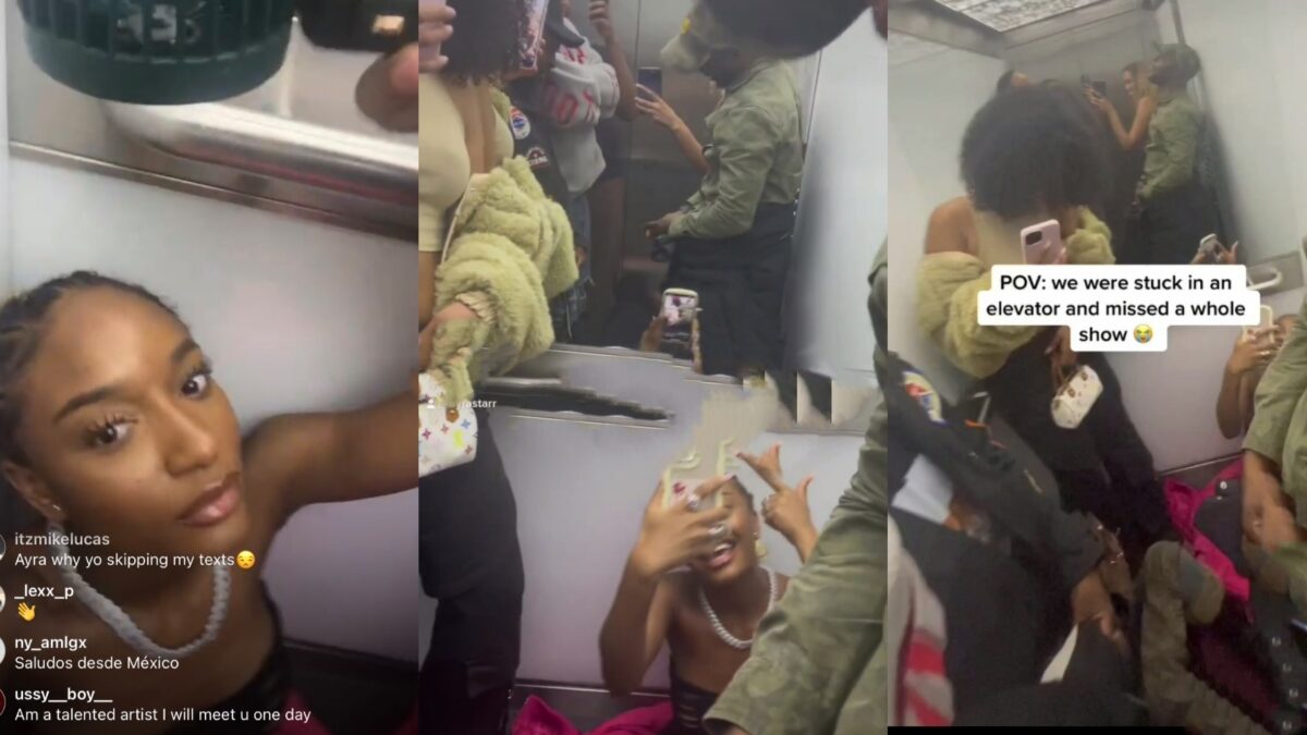 Ayra Starr Cries Out For Help On IG Live As She And Crew Get Stuck In Elevator For Hours In Manchester (VIDEO)