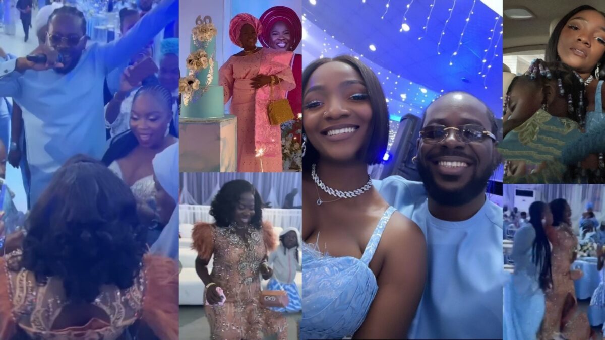 Adekunle Gold, Simi Throw A Lavish 60th Birthday Party For His Mum, Share Moments He Performed Live (VIDEO)