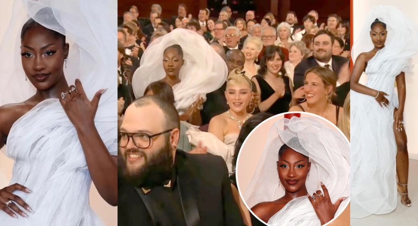 Singer Tems ‘View-Blocking’ Outfit And Loss At The 2023 Oscars Gets ‘Fashion Police’ Talking