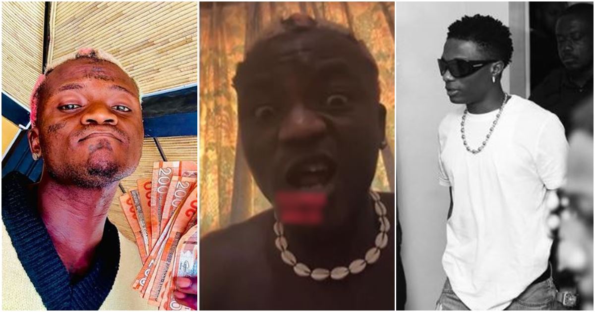 “Think Before You Sing, What’s 10 Girls On My Bed” – Portable Tackles Wizkid Over Verse On Abracadabra Remix