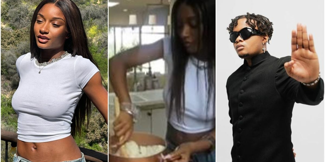 “Nah That Thing Dey Hungry Me” – Crayon Reacts As Ayra Starr Shows Off Cooking Skills In New Video