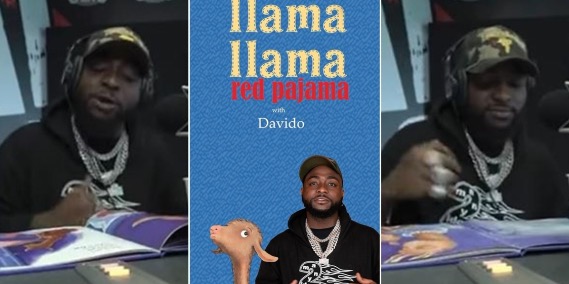 Moment Davido Freestyles With Children’s Book To ‘Unavailable’ Beat During Radio Interview (Video)