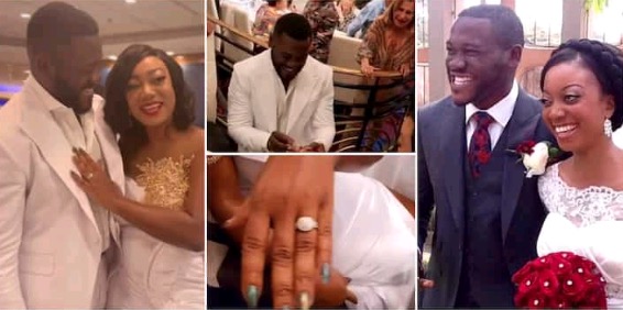 Heartwarming Moment Deyemi Okanlawon Proposed To Wife Again After 10 Years In Marriage (Video)
