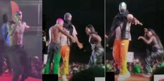 Get Her Out Of Here – Ruger Blows Hot After Random Lady Climbed On Stage During Gambia Concert (Video)