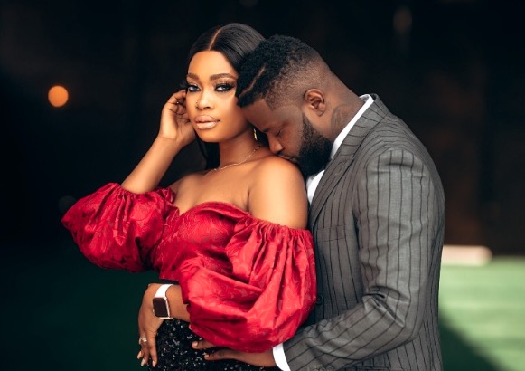 Skales And Wife Dedicate Their Child To God