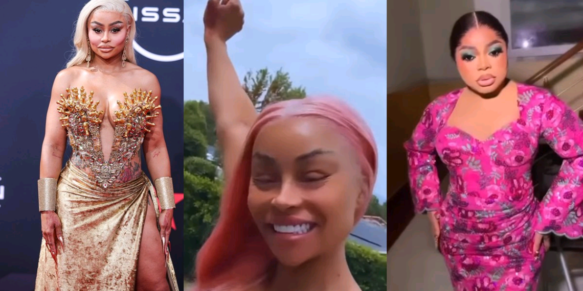 Reactions As US Socialite Blac Chyna Announces Bobrisky As Ambassador For Her Luxury Hair Brand (Video)