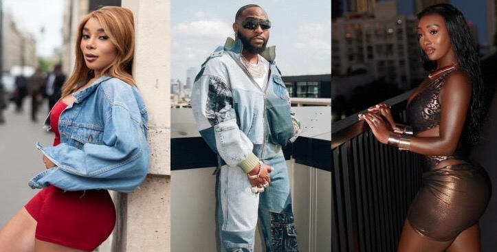 “You Are Fake!” – Davido’s Alleged American And French Pregnant Sidechicks Fight Dirty On Instagram